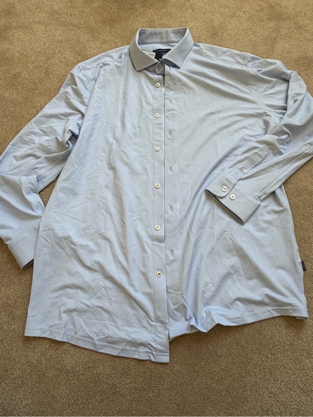 Stone Rose Light Blue Men’s Dress Shirt